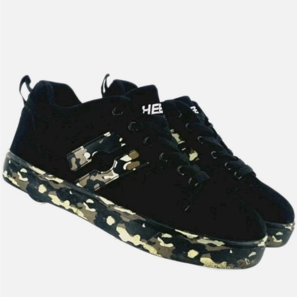 Heelys HES10321 Racer 20 Black Camo Roller Skating Lace Up Shoes Youth Boys Sz.2 - Picture 10 of 13